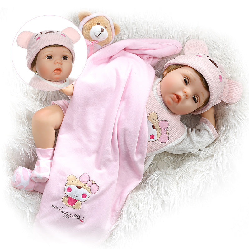 Muñecas bebé Reborn realistas de 55 cm, niña con ojos parpadeantes, cuerpo pesado de vinilo y silicona, muñecas Reborn de 22 pulgadas | Muñecas Reborn de 22 pulgadas con cuerpo pesado de vinilo y silicona