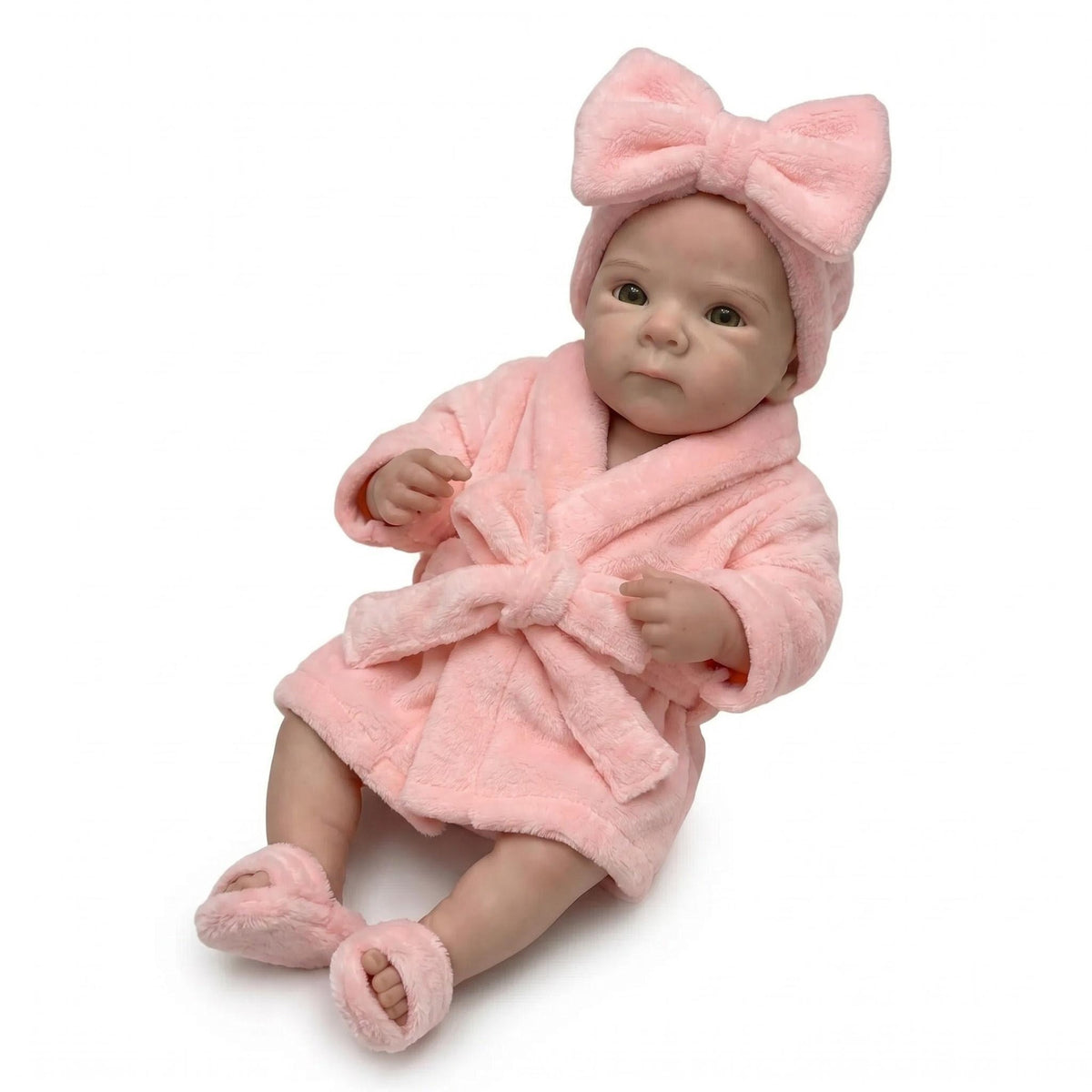 Muñeca coleccionable de silicona maciza platino de 18 pulgadas, tacto elástico súper suave, versión de silicona de Bettie, tamaño de bebé real