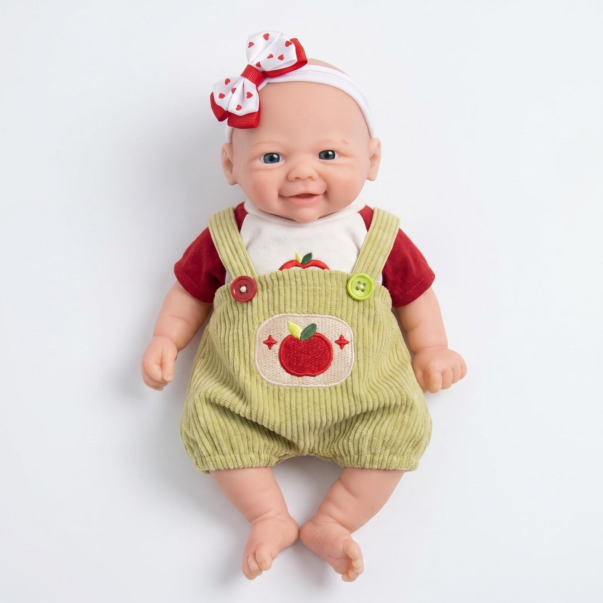 Boca de 12 pulgadas, sonrisa abierta, silicona sólida súper suave, incluye chupete, elástica y blandita