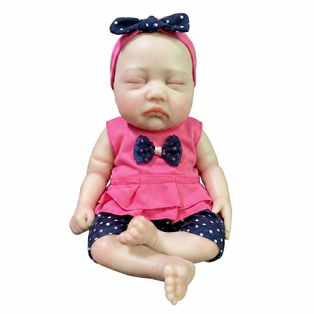 Bebé Reborn realista de silicona de 12 pulgadas, una muñeca recién nacida de aspecto real con cuerpo suave y extremidades móviles, un regalo encantador para niñas de 3 años en adelante