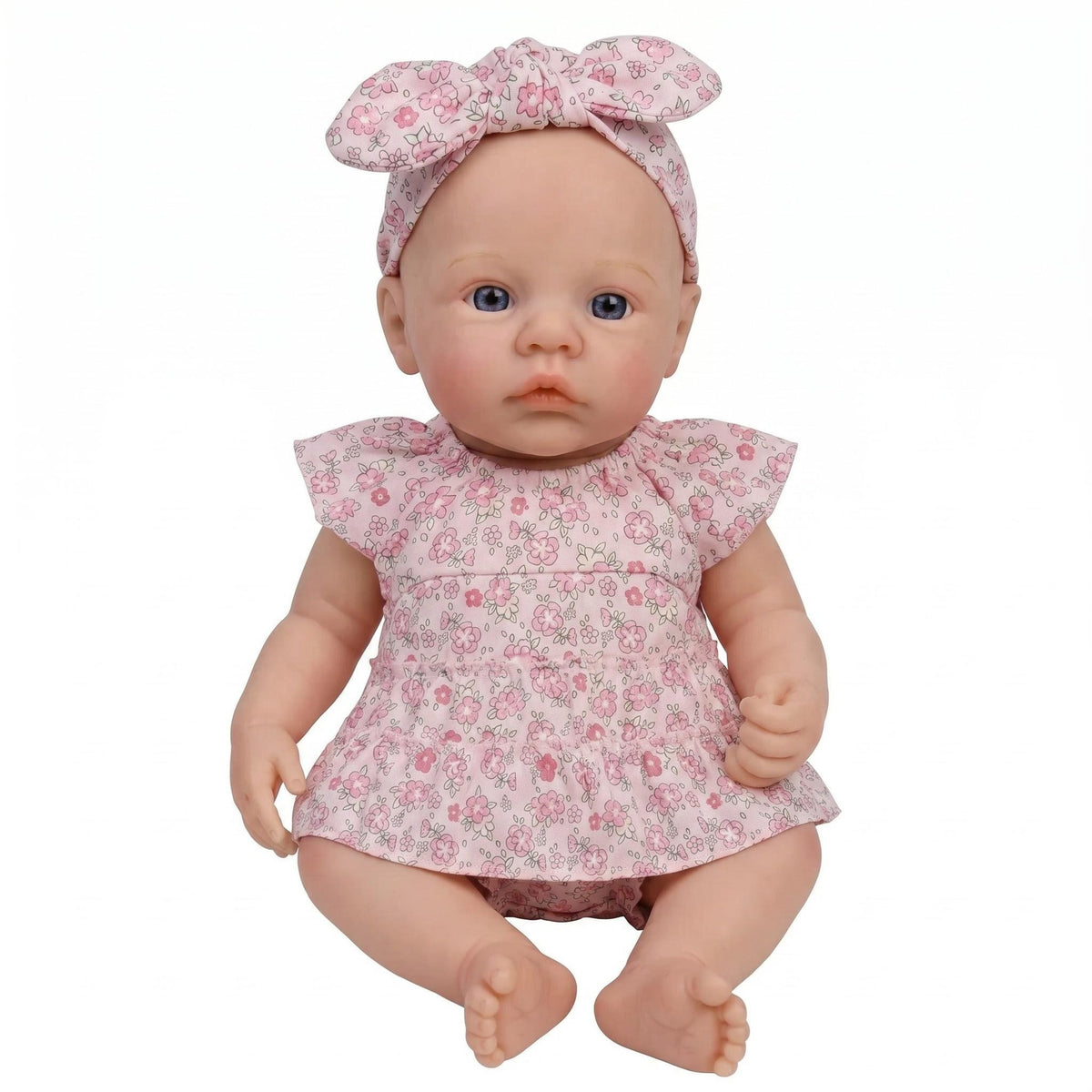 Muñecas bebé Reborn de 18 pulgadas - Recién nacida realista de cuerpo completo de silicona suave - Muñeca adorable y vívida para niños de más de 3 años