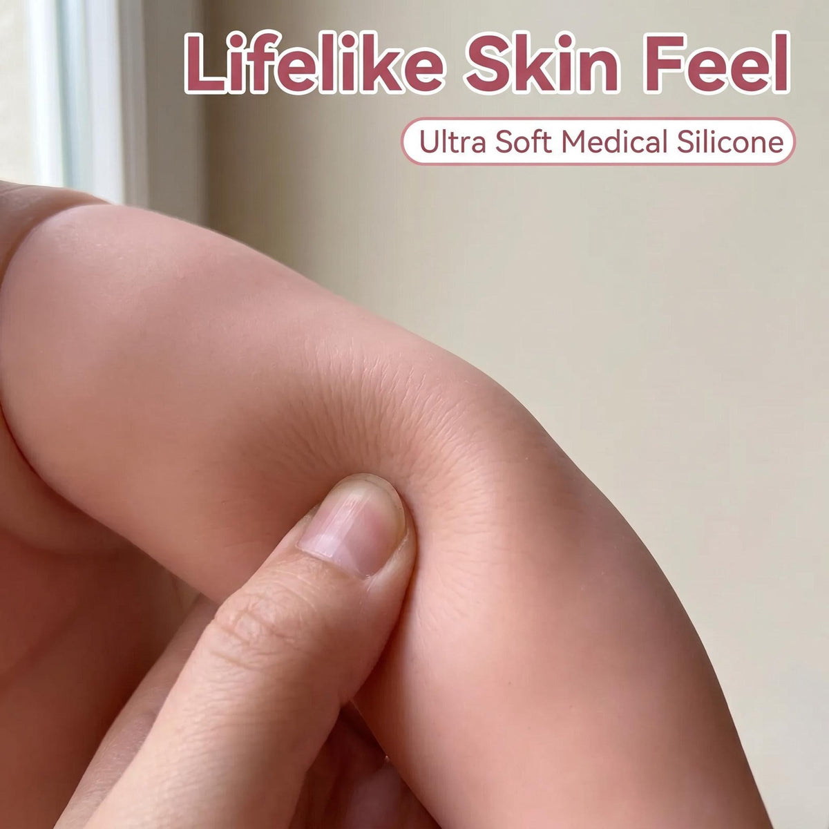 Muñecas bebé Reborn de 18 pulgadas - Recién nacida realista de cuerpo completo de silicona suave - Muñeca adorable y vívida para niños de más de 3 años
