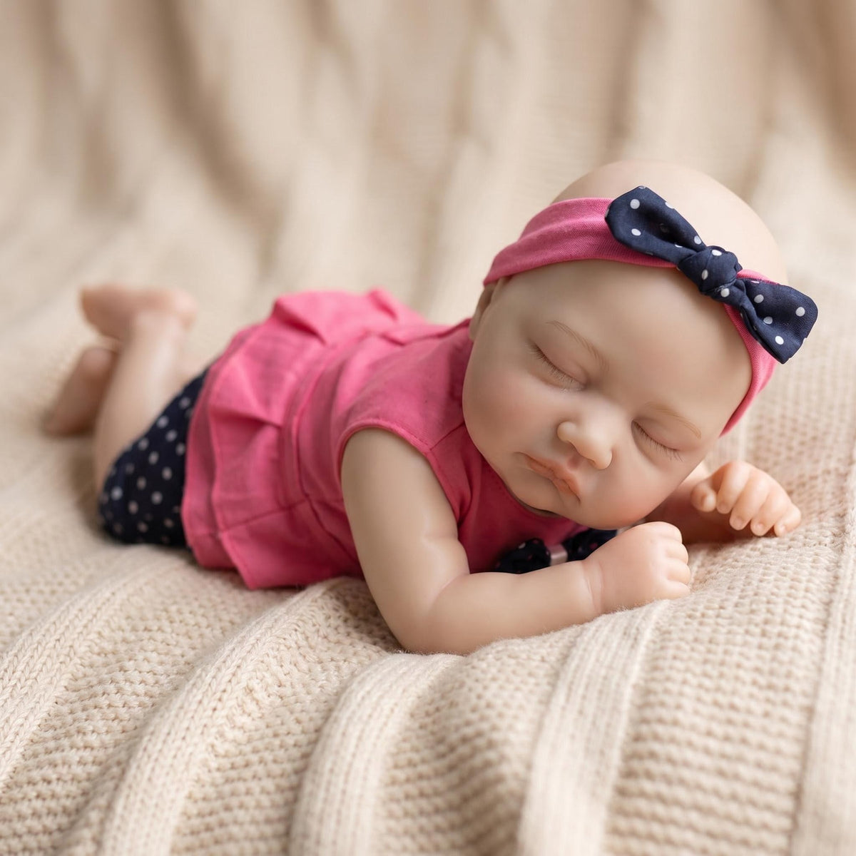Bebé Reborn realista de silicona de 12 pulgadas, una muñeca recién nacida de aspecto real con cuerpo suave y extremidades móviles, un regalo encantador para niñas de 3 años en adelante