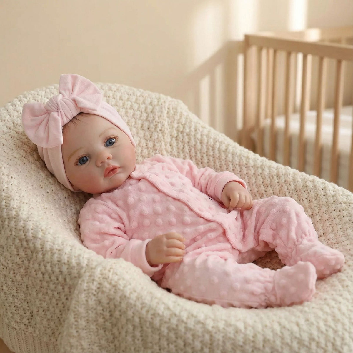 Muñeca reborn realista de 18 pulgadas