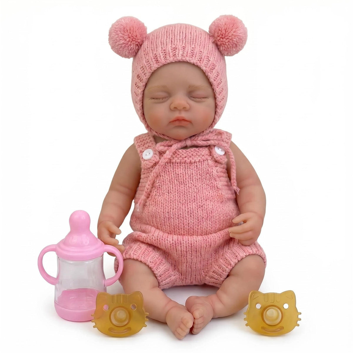 Muñeca bebé Reborn de silicona sólida de 12 pulgadas (30 cm), flexible, elástica, súper suave y realista, el mejor regalo