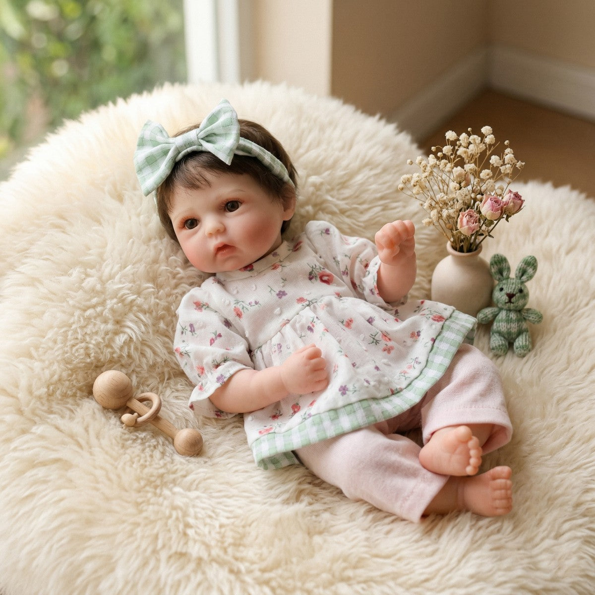 Muñeca bebé de silicona maciza de 12 pulgadas (30 cm), simulación reborn