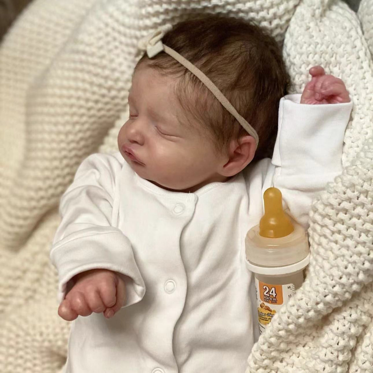Muñecas Reborn de 19 pulgadas con cuerpo de tela, muñecas de bebé recién nacido de tacto suave, juguetes para niñas