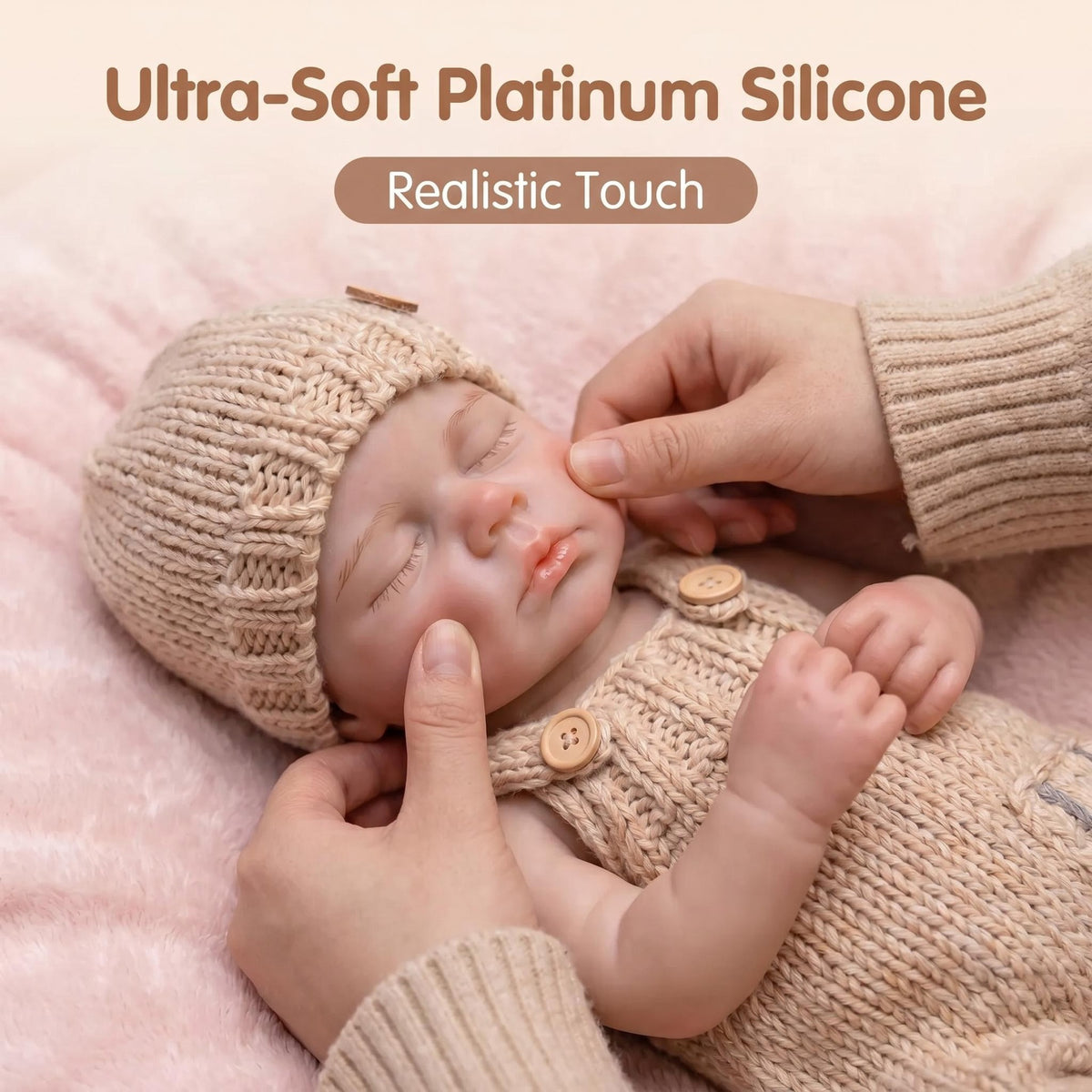 Muñeca Reborn de silicona de 18 pulgadas, un gran regalo para celebrar cumpleaños, Navidad y otras festividades occidentales para amantes de las muñecas de todas las edades