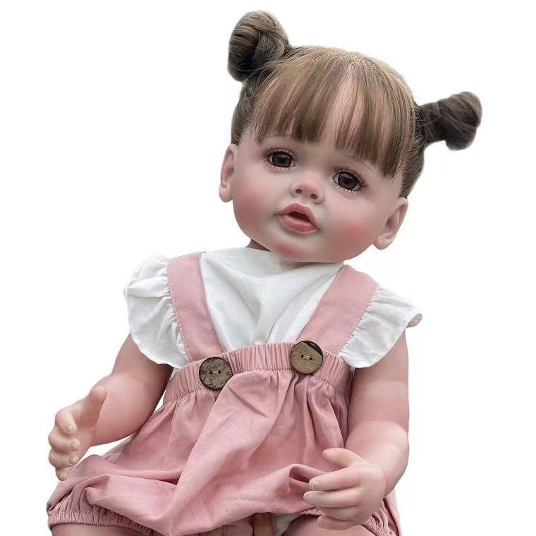 Muñeca Reborn de vinilo completo de 24 pulgadas, hecha a mano, realista, Betty, piel 3D, muñeca de arte coleccionable, juguetes para niños