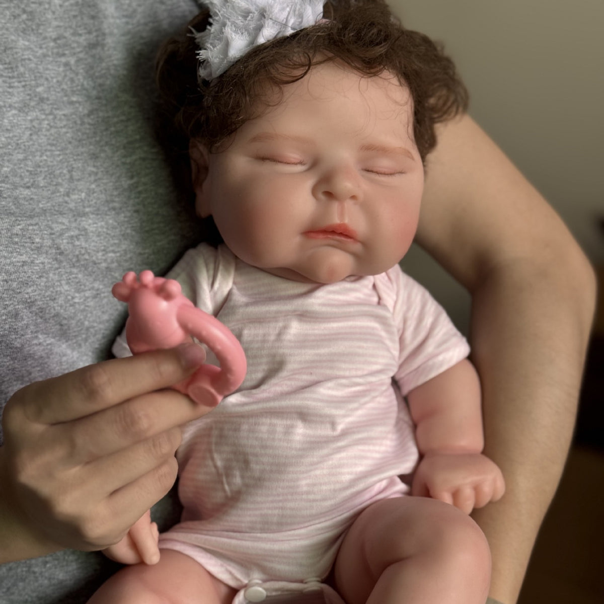 Muñeca Reborn de silicona sólida, lavable y flexible, de 18 pulgadas, kit completo con ropa, regalo premium para coleccionistas de muñecas