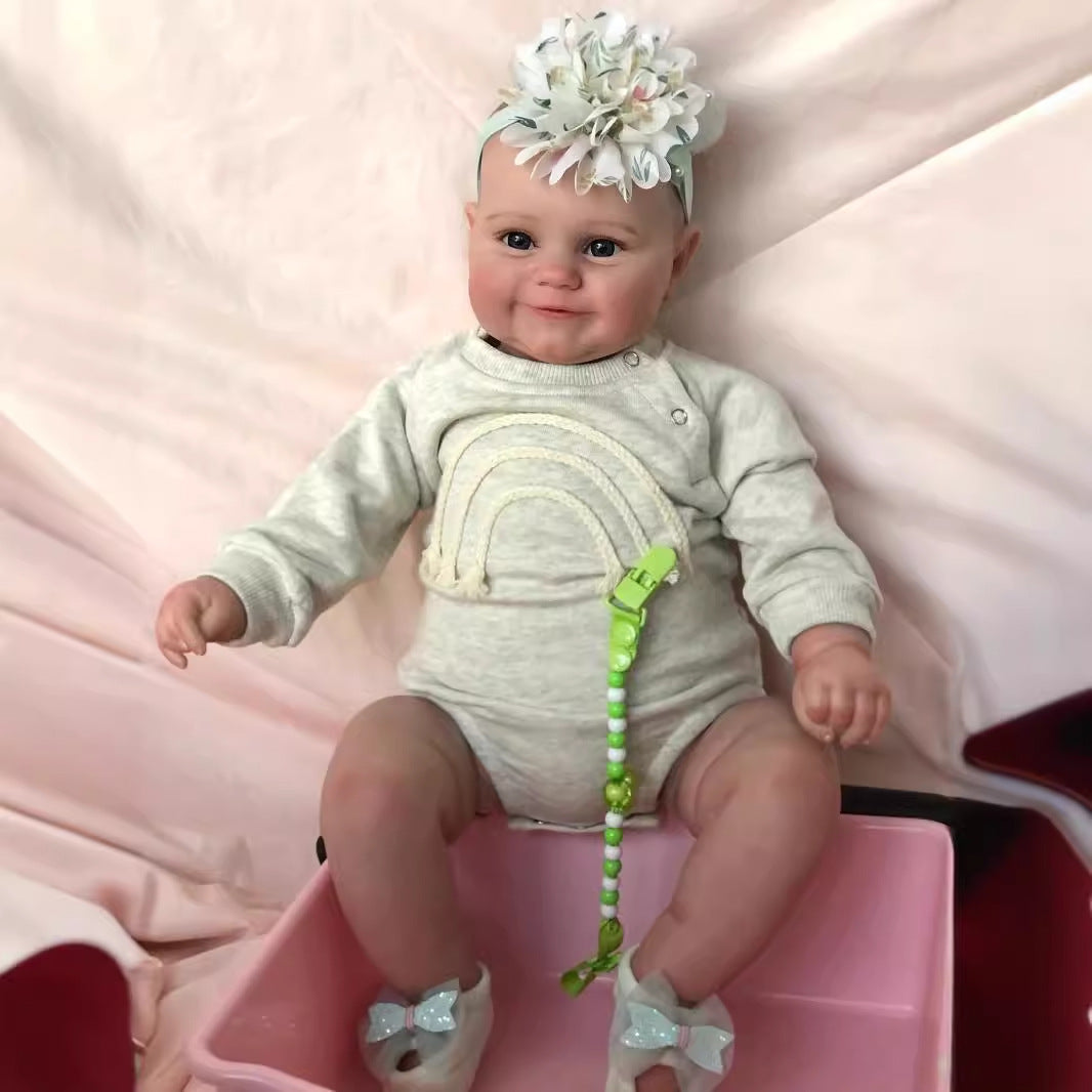 Muñeca Reborn Maddie de 24 pulgadas, cuerpo completo de vinilo, muñeca bebé niña, juguete de baño, regalo