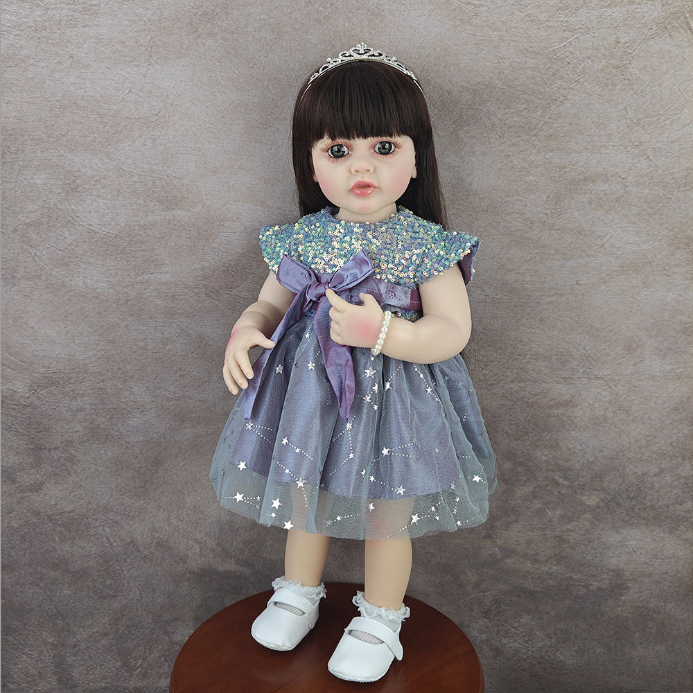Muñecas Reborn tipo toddler de vinilo completo de 22 pulgadas, varios diseños a elegir, juguete de compañía para niños y coleccionistas adultos