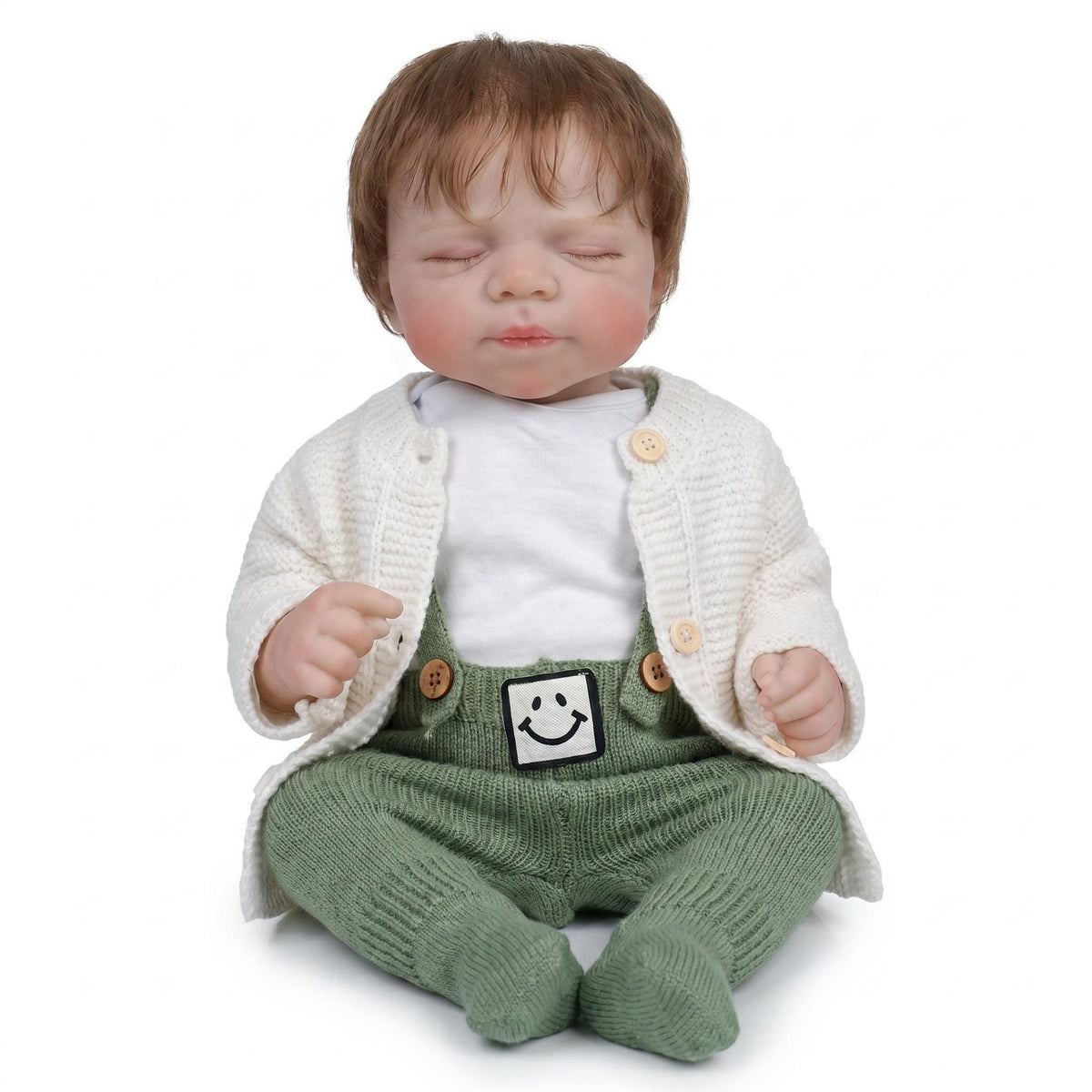 Muñeca Reborn de 19 pulgadas con apariencia real, cuerpo completo de vinilo, bebé recién nacido para regalo de niña