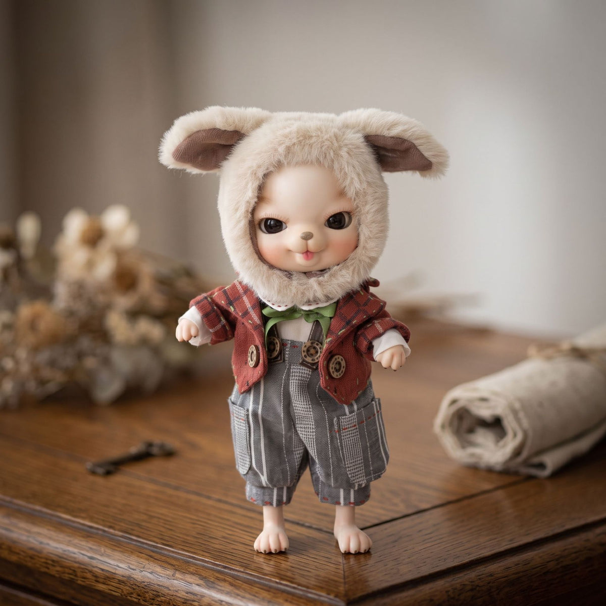 Muñeca de cuerpo de cerámica delicada de 10 pulgadas con diseño de articulación esférica, juguete de regalo para niñas y coleccionistas de muñecas