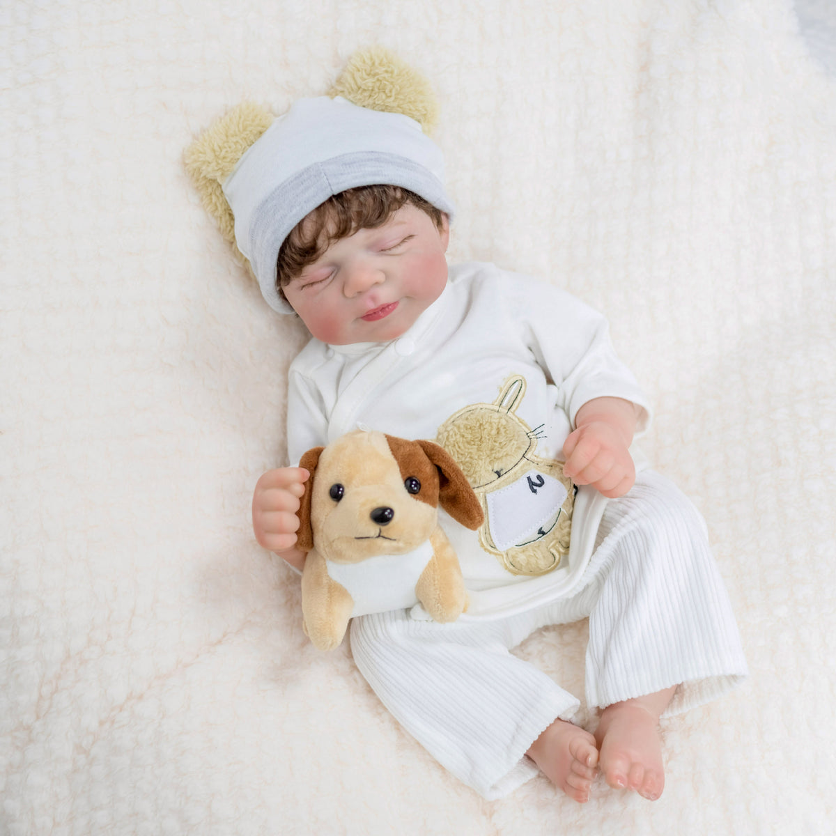 Muñeca Reborn detallada de 18 pulgadas con cuerpo completo de vinilo, juguete coleccionable, la elección perfecta para regalos de cumpleaños y compras de obsequios en temporada festiva