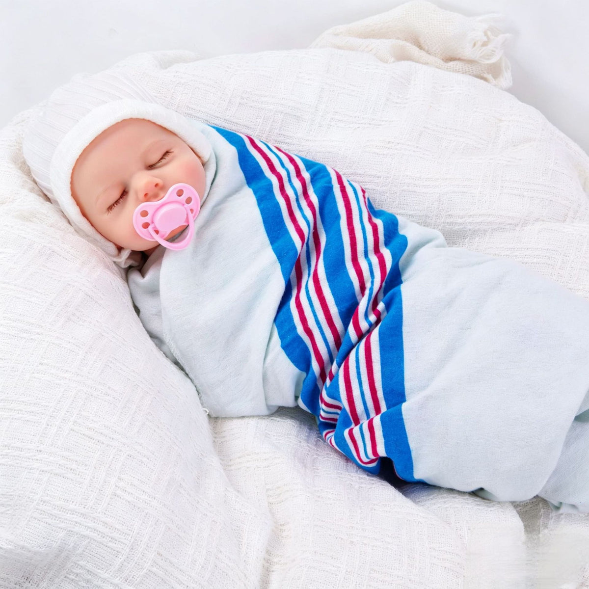 Muñeca bebé reborn simulada de 18 pulgadas, súper suave y realista con cuerpo completo de silicona sólida, regalo para entusiastas de las muñecas