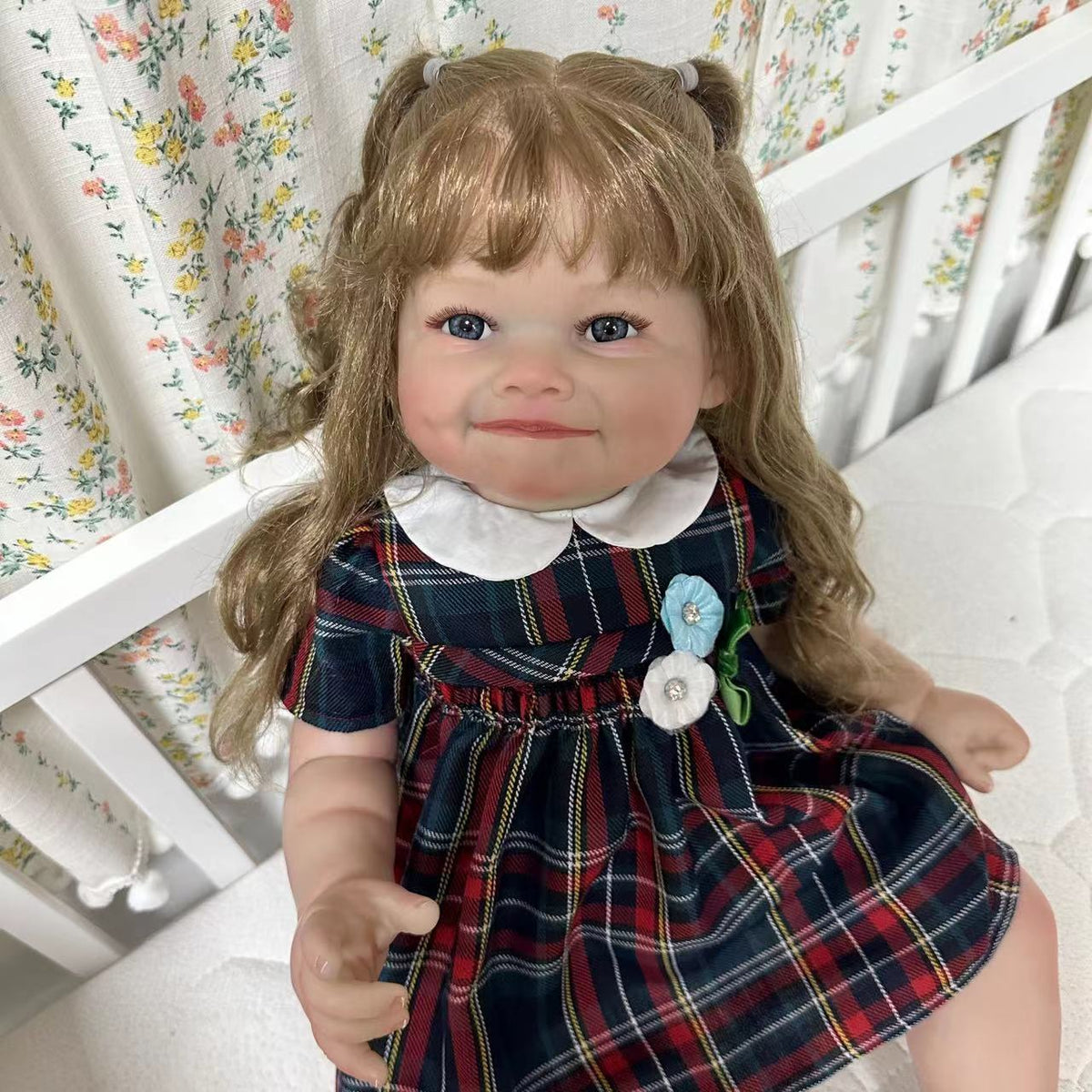 Muñecas Reborn de 24 pulgadas con cuerpo de tela, tacto suave, sonrisa, muñecas de bebé recién nacido para niñas, muñecas Reborn