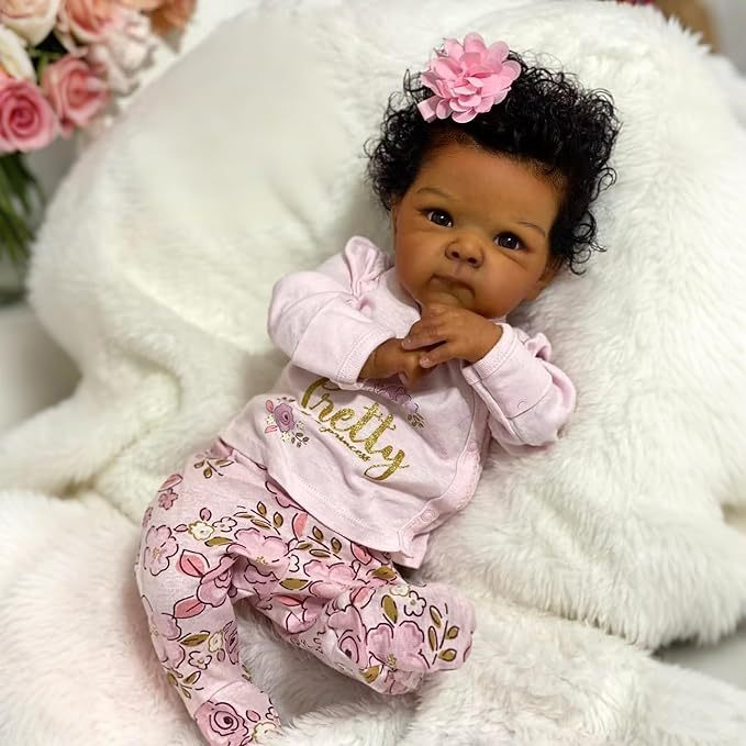 Muñeca Reborn de 18 pulgadas con cuerpo completo de vinilo, un regalo atento para niños y coleccionistas de muñecas