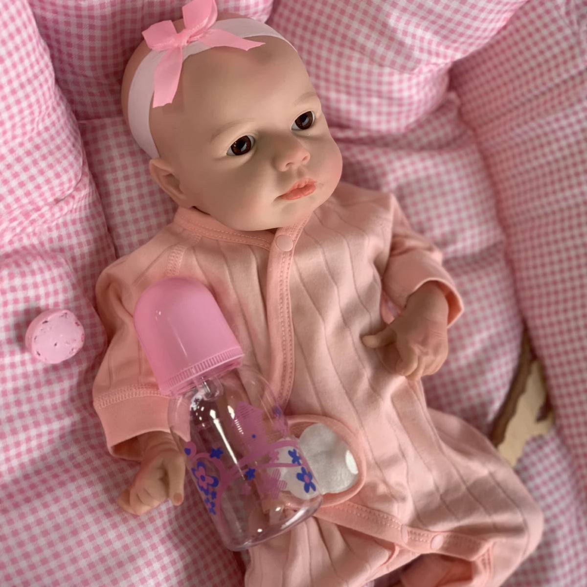 Muñeca reborn de 18 pulgadas de silicona sólida, juguete de compañía para bebé con simulación suave