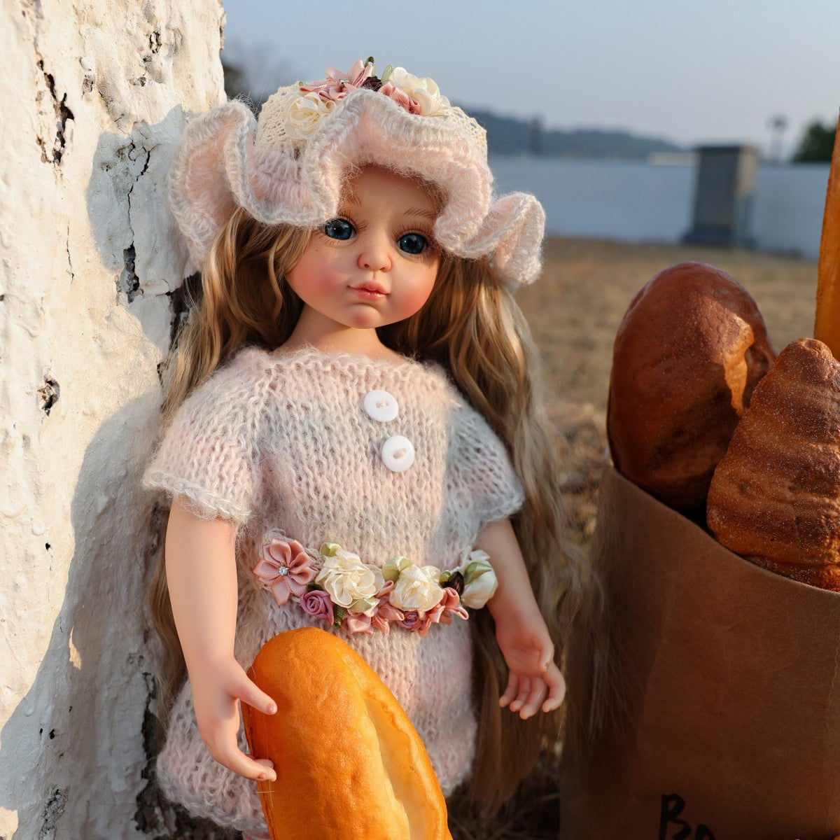 Vestido de muñeca de 45 cm tipo American Girl para casa de muñecas