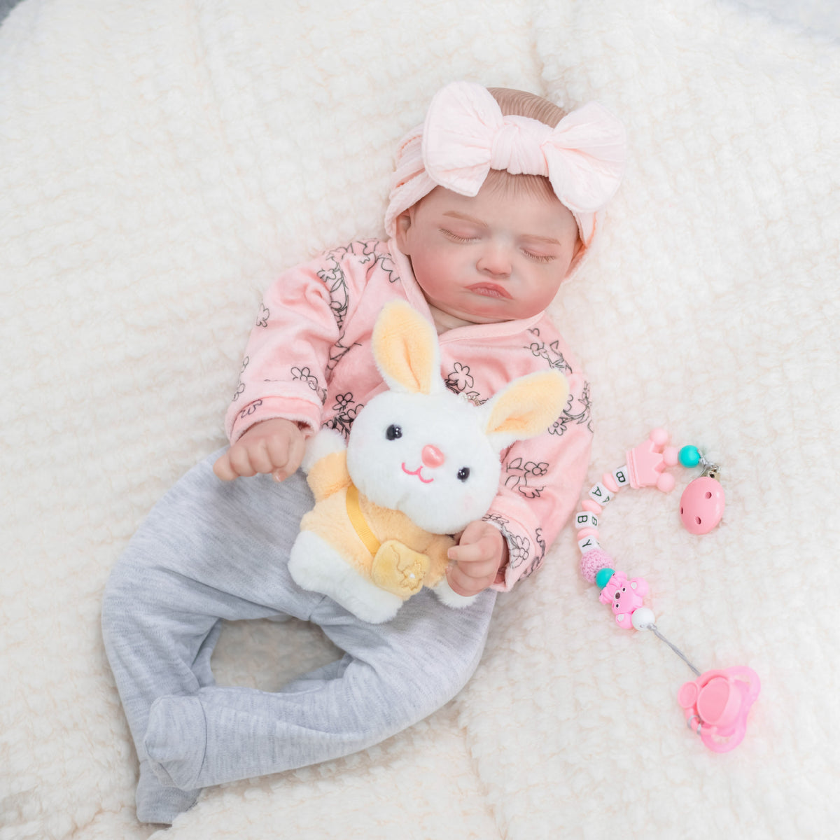 Muñeca Reborn de 18 pulgadas con cuerpo de vinilo completo, compañera de juego realista para niños y coleccionistas adultos, opción de regalo para cumpleaños y celebraciones festivas