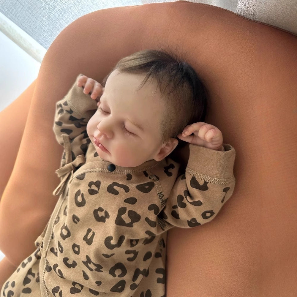 Muñeca Reborn de simulación de vinilo completo de 50 cm LOULOU, exquisitamente pintada, regalo para niños