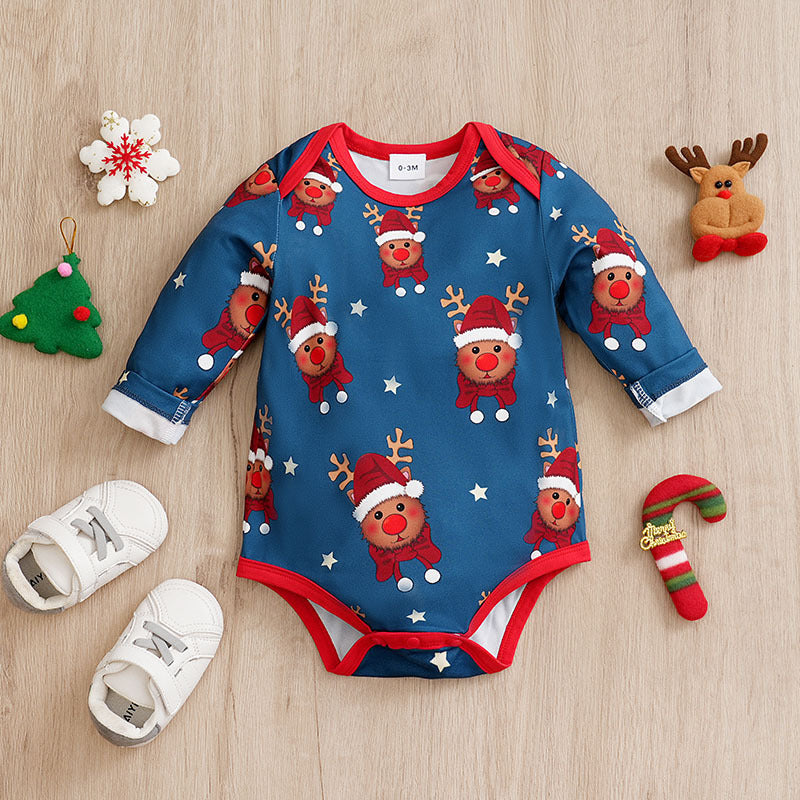 Various styles of Christmas party outfits for babies, suitable for 23/26/28-inch sizes