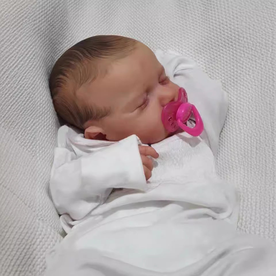 Muñeca bebé Reborn de 19 pulgadas con cuerpo completo de vinilo, muñeca niña, regalo para niños recién nacidos