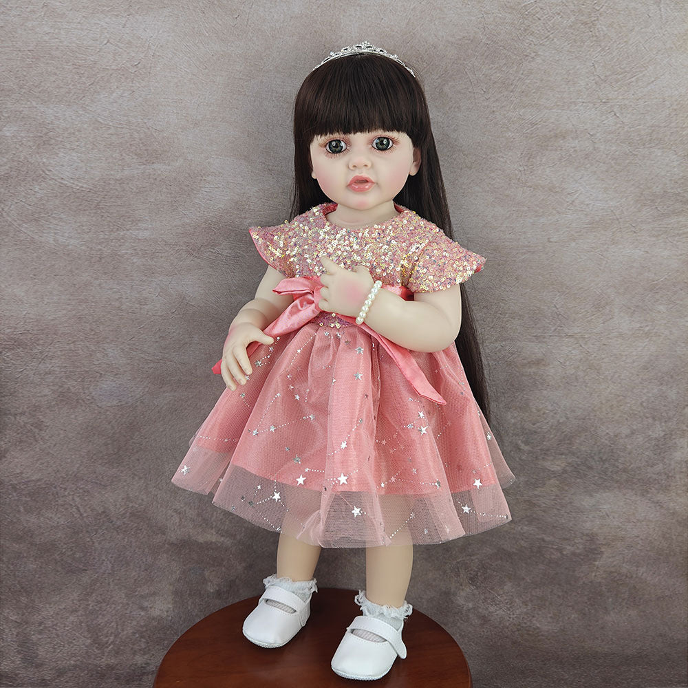 Muñecas Reborn tipo toddler de vinilo completo de 22 pulgadas, varios diseños a elegir, juguete de compañía para niños y coleccionistas adultos