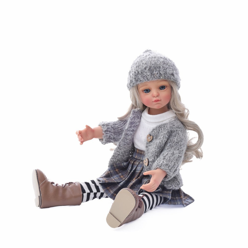 Muñeca de 45 cm, muñeca para niña, regalo bonito hecho a mano