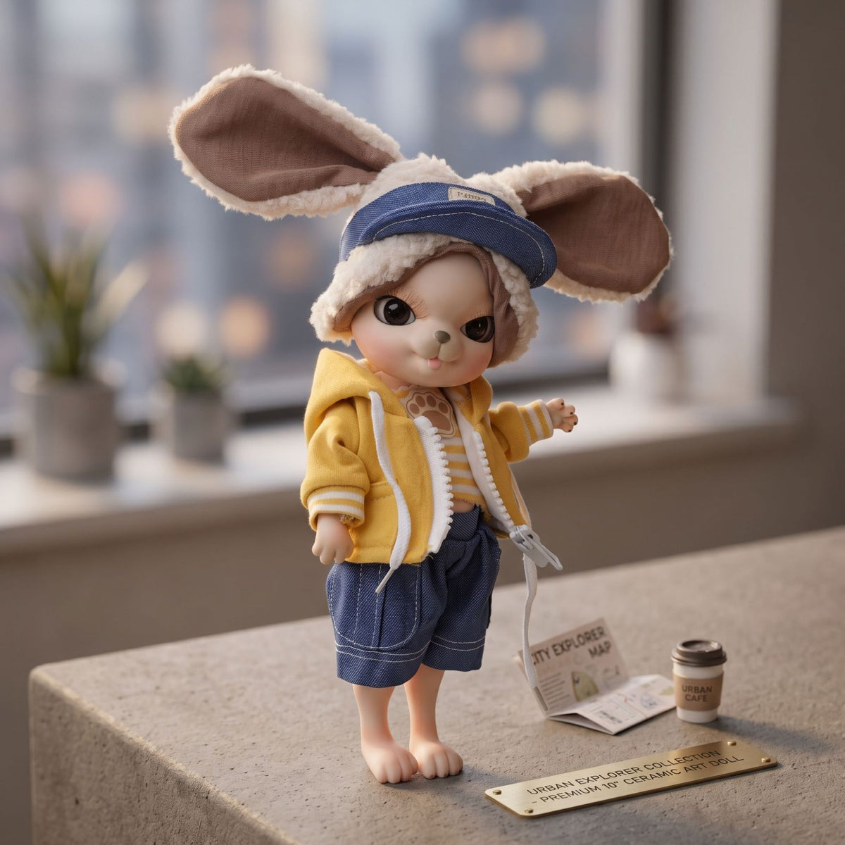 Muñeca de cuerpo de cerámica delicada de 10 pulgadas con diseño de articulación esférica, juguete de regalo para niñas y coleccionistas de muñecas