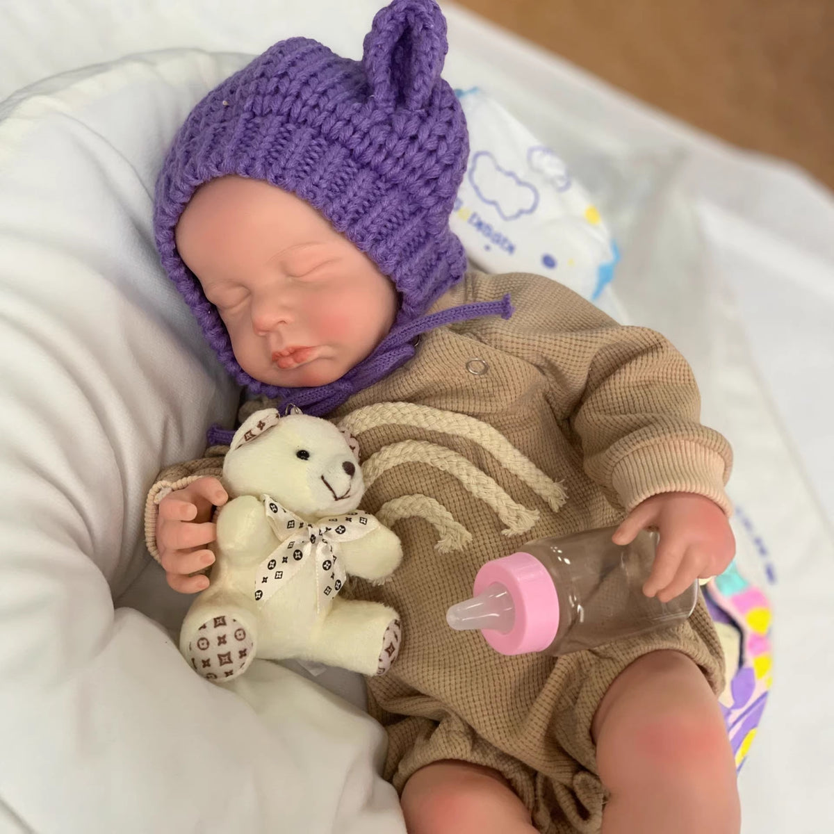 Muñeca Reborn realista de 18 pulgadas con cuerpo de silicona sólida, juguete hecho a mano, regalo para niñas y coleccionistas de muñecas