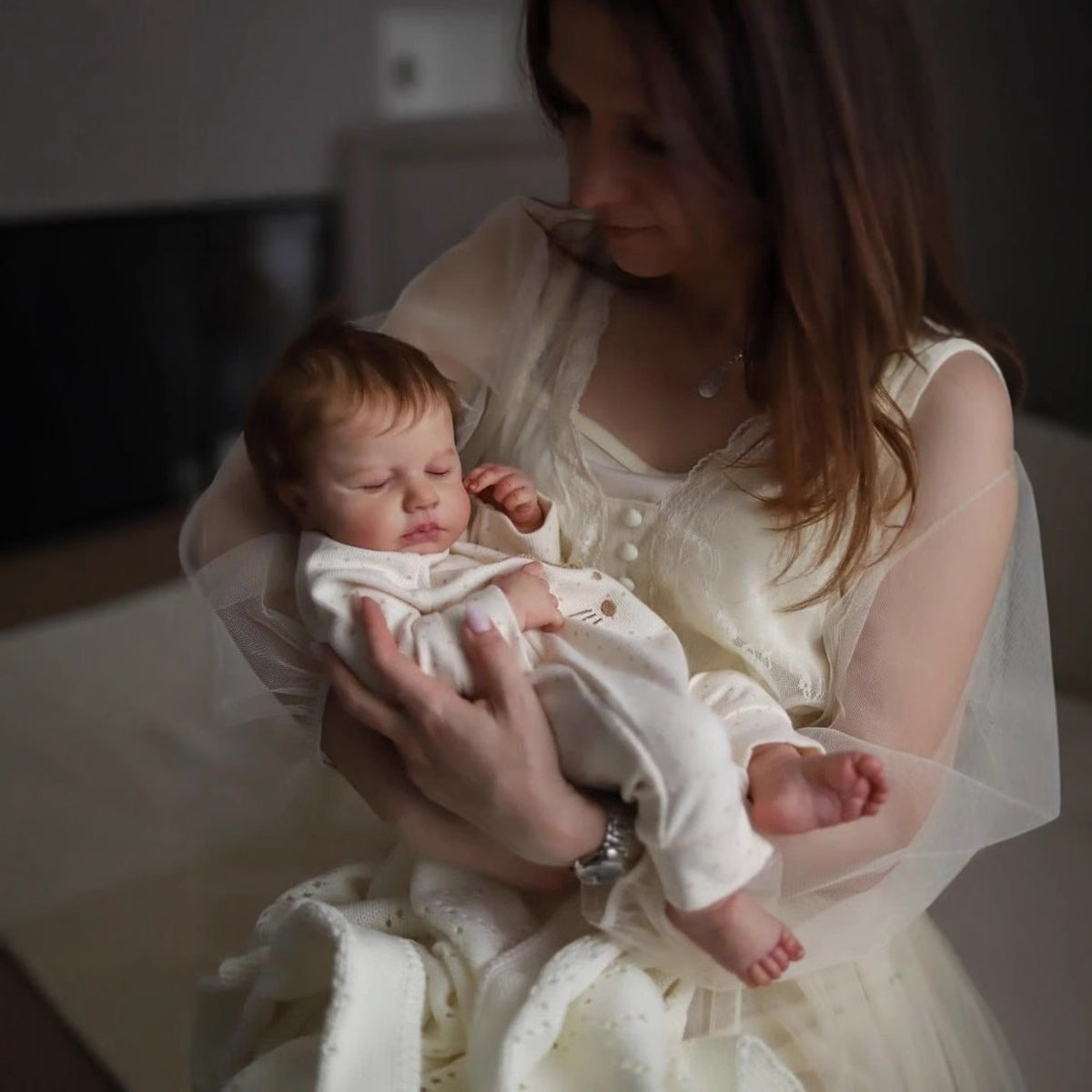 Muñeca bebé Reborn realista, muñecas de bebé realistas hechas a mano con cuerpo suave, muñecas de bebé de tamaño real para niños, set de regalo de cumpleaños, 19 pulgadas, juguetes para niños de más de 3 años
