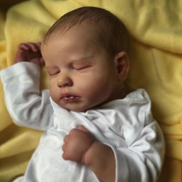 Muñecas bebé Reborn de 19 pulgadas, cuerpo completo de vinilo, muñecas recién nacidas realistas hechas a mano para regalo