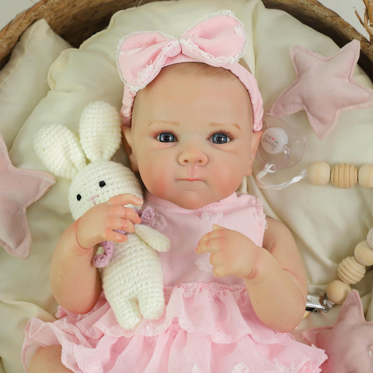 Muñeca realista de vinilo de 18 pulgadas, excelente regalo sorpresa para las fiestas, muñeca de compañía de vinilo de gran realismo para todas las edades