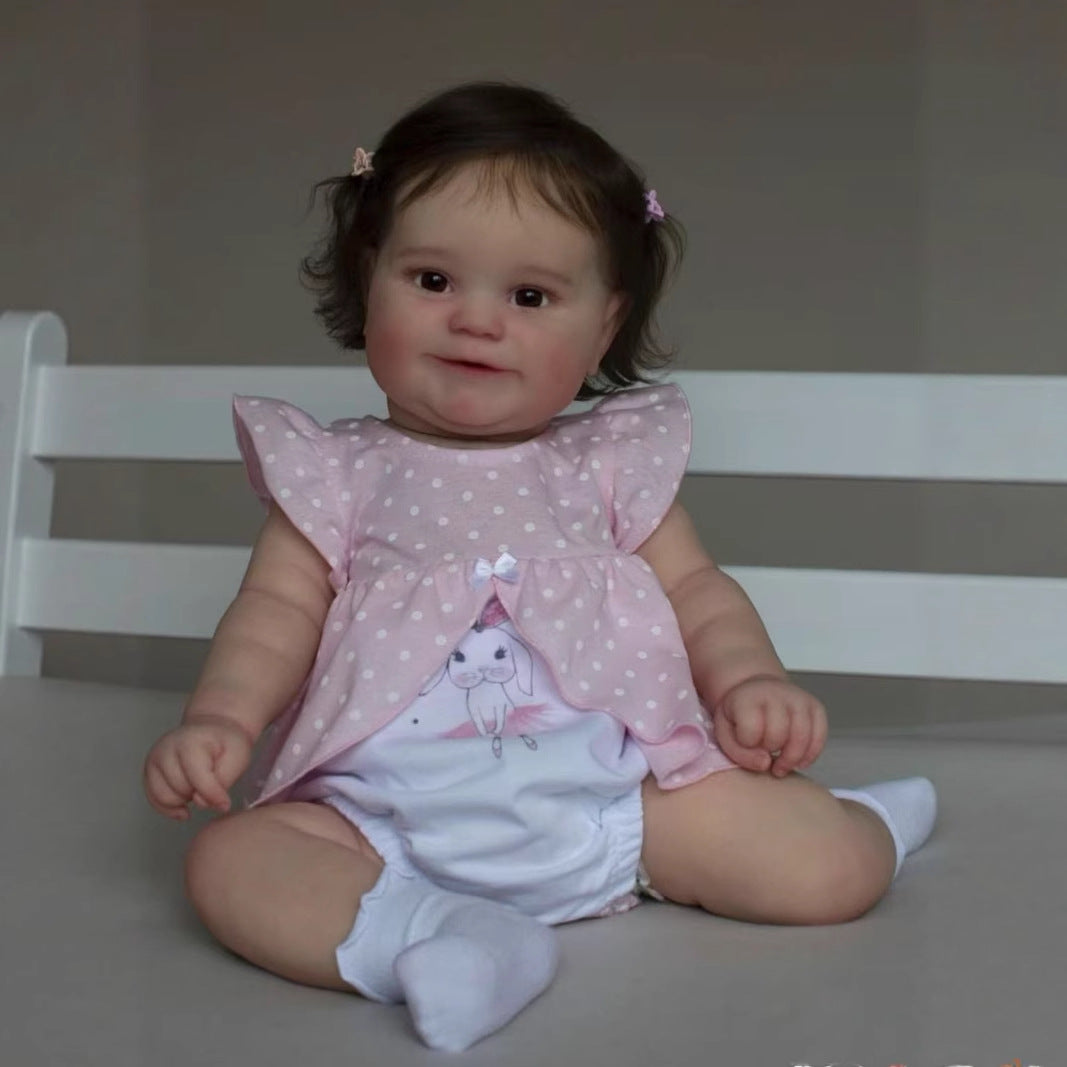 Muñeca Reborn Maddie de 50 cm, de vinilo completo, con piel 3D, regalo para niños
