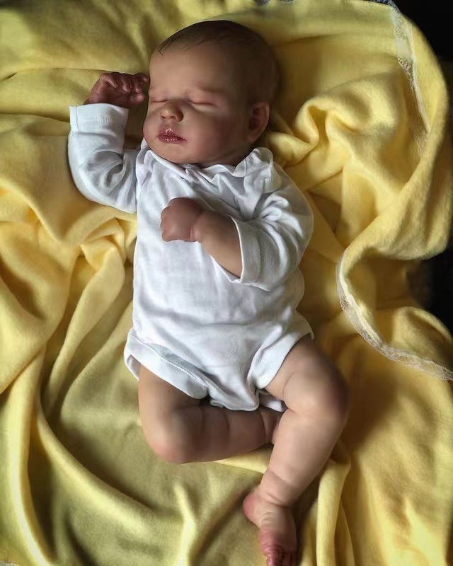 Muñecas bebé Reborn de 19 pulgadas, cuerpo completo de vinilo, muñecas recién nacidas realistas hechas a mano para regalo