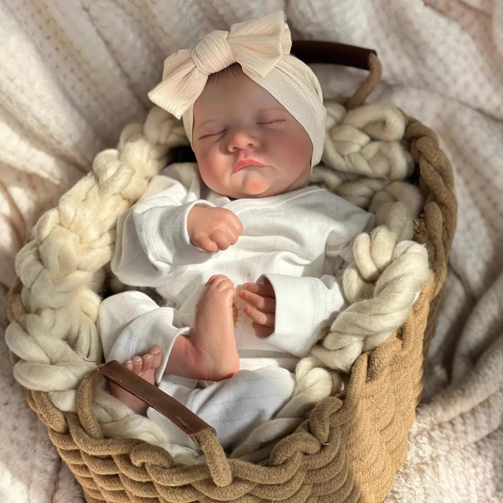 Muñeca bebé Reborn Levi, recién nacido realista, de vinilo, tamaño real, 19 pulgadas (48 cm)
