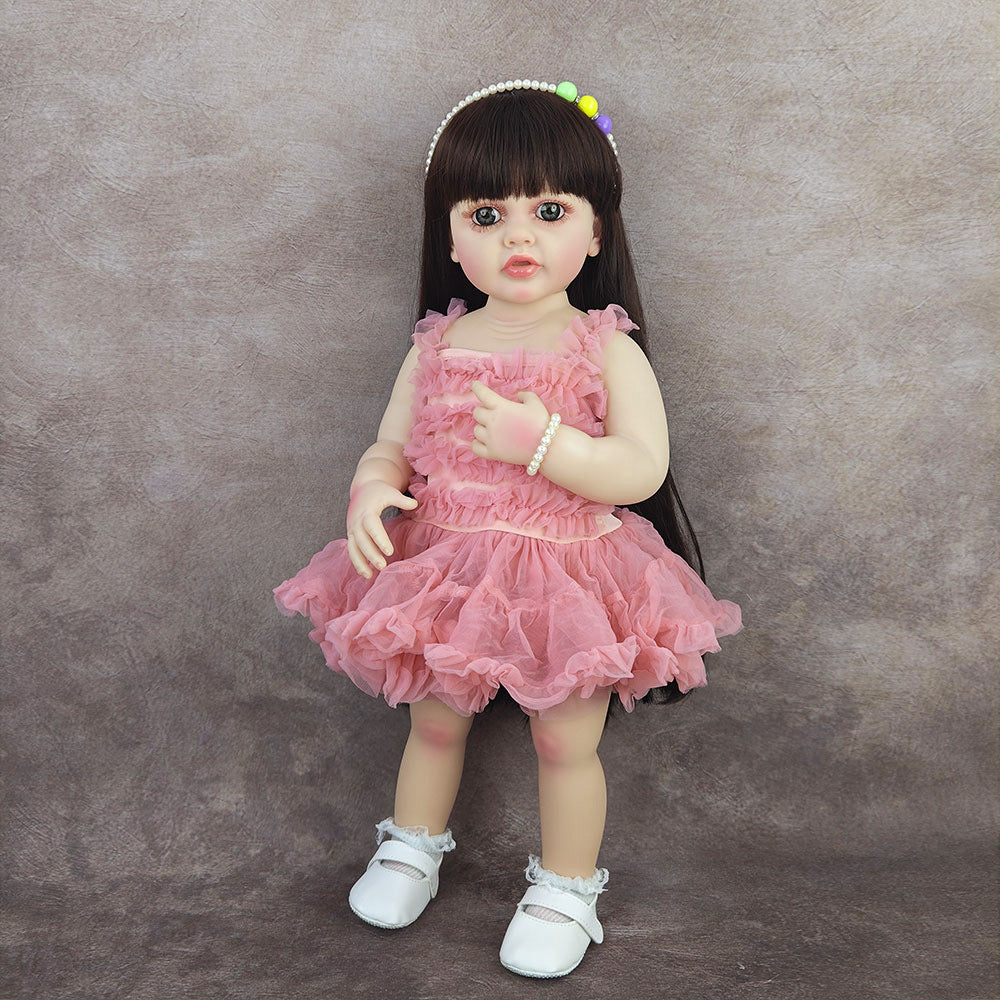 Muñecas Reborn tipo toddler de vinilo completo de 22 pulgadas, varios diseños a elegir, juguete de compañía para niños y coleccionistas adultos