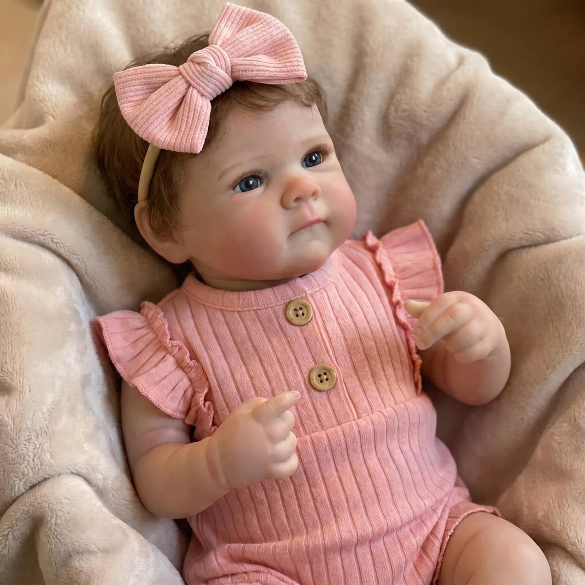 La muñeca reborn de 18 pulgadas con cuerpo completo de vinilo combina bien con cajas de regalo navideñas, ideal para sorprender a hijas, nietas o amantes de las muñecas en cumpleaños y festividades occidentales importantes.