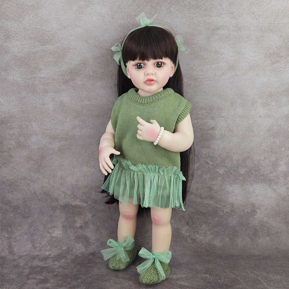 Muñecas Reborn tipo toddler de vinilo completo de 22 pulgadas, varios diseños a elegir, juguete de compañía para niños y coleccionistas adultos