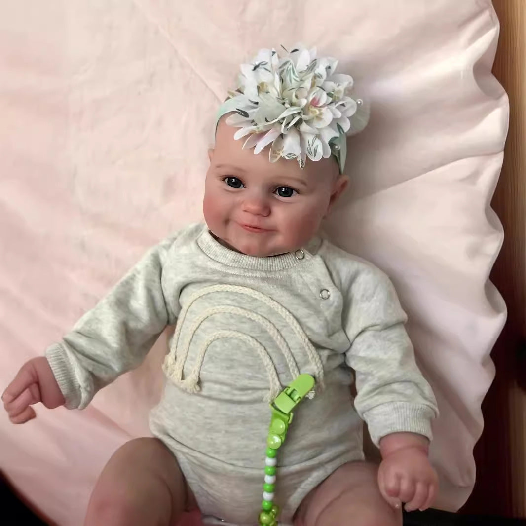 Muñeca Reborn Maddie de 24 pulgadas, cuerpo completo de vinilo, muñeca bebé niña, juguete de baño, regalo