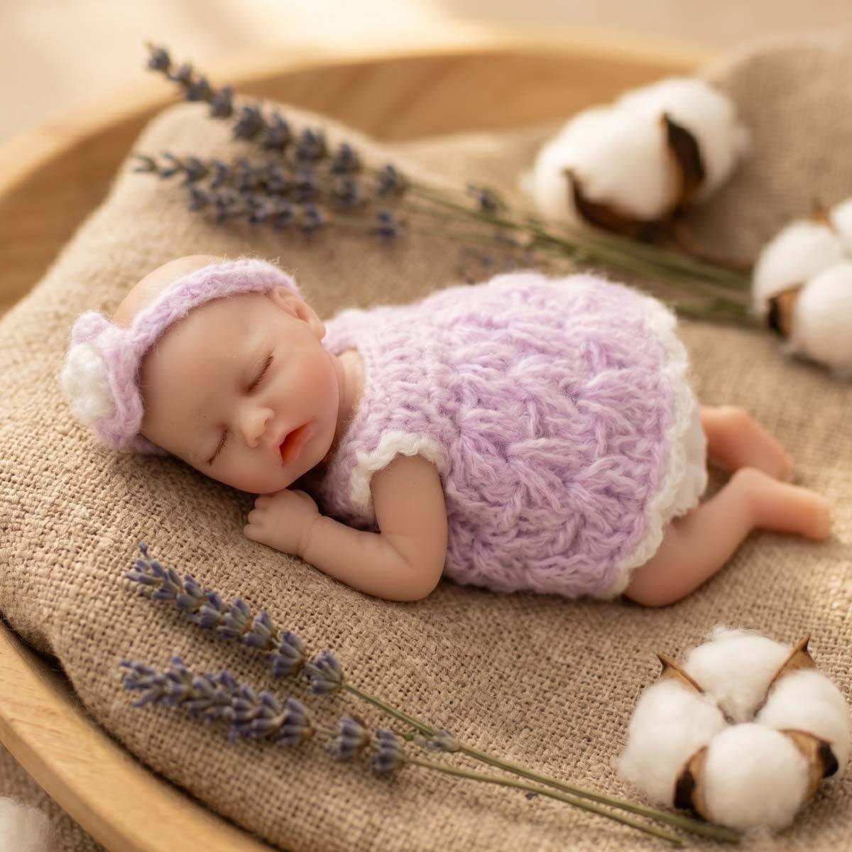 Muñeca de bebé reborn de silicona sólida de 6 pulgadas, juguete infantil elástico de tacto real, regalo y objeto de colección
