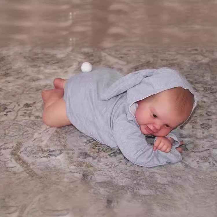 Muñeca bebé recién nacida de 24 pulgadas, realista, con cuerpo de tela, ideal como regalo