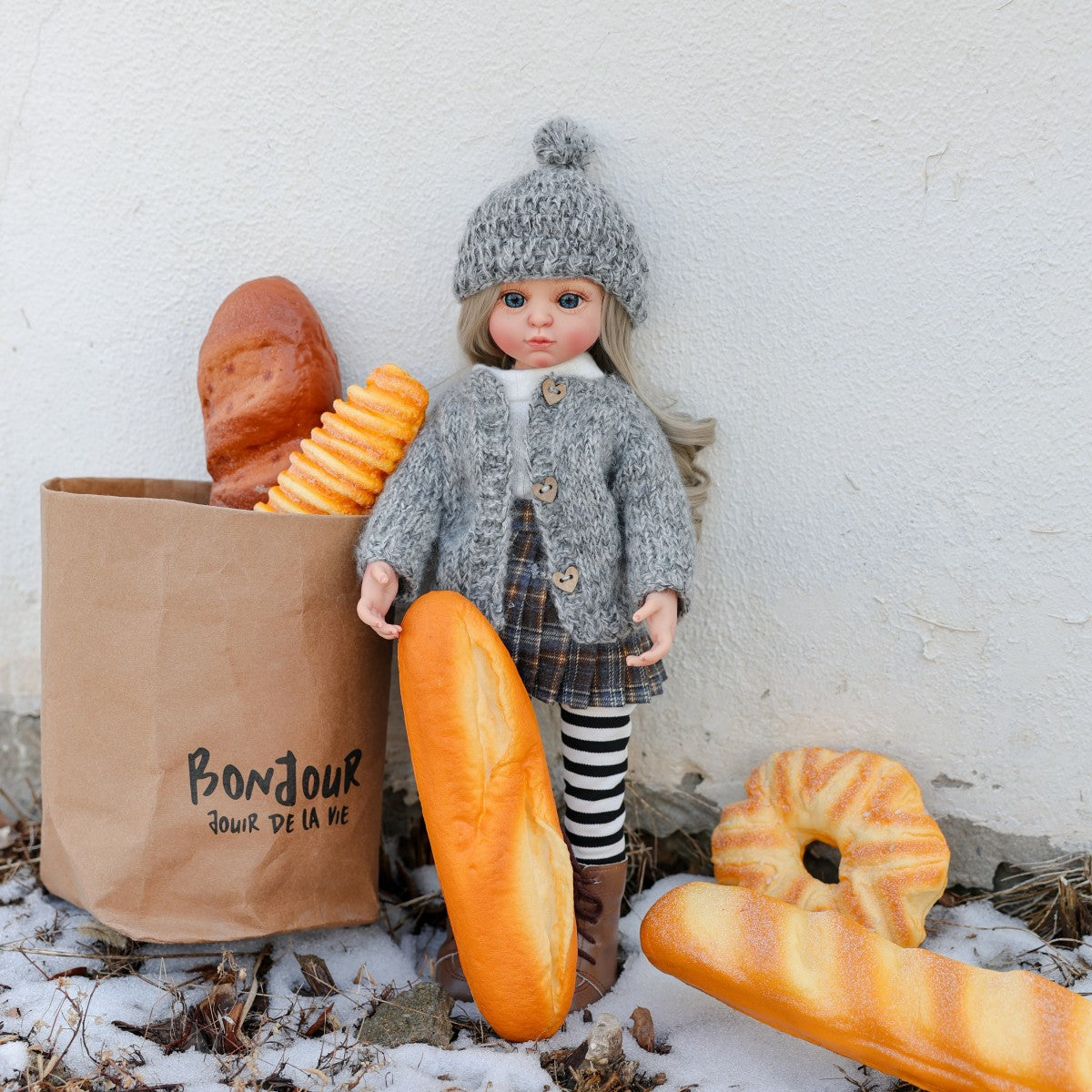 Muñeca de 45 cm, muñeca para niña, regalo bonito hecho a mano