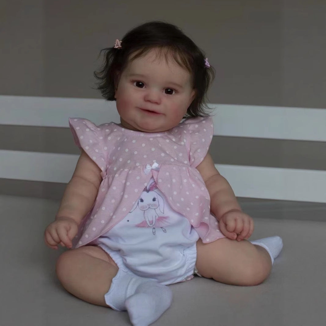 Muñeca Reborn Maddie de 50 cm, de vinilo completo, con piel 3D, regalo para niños
