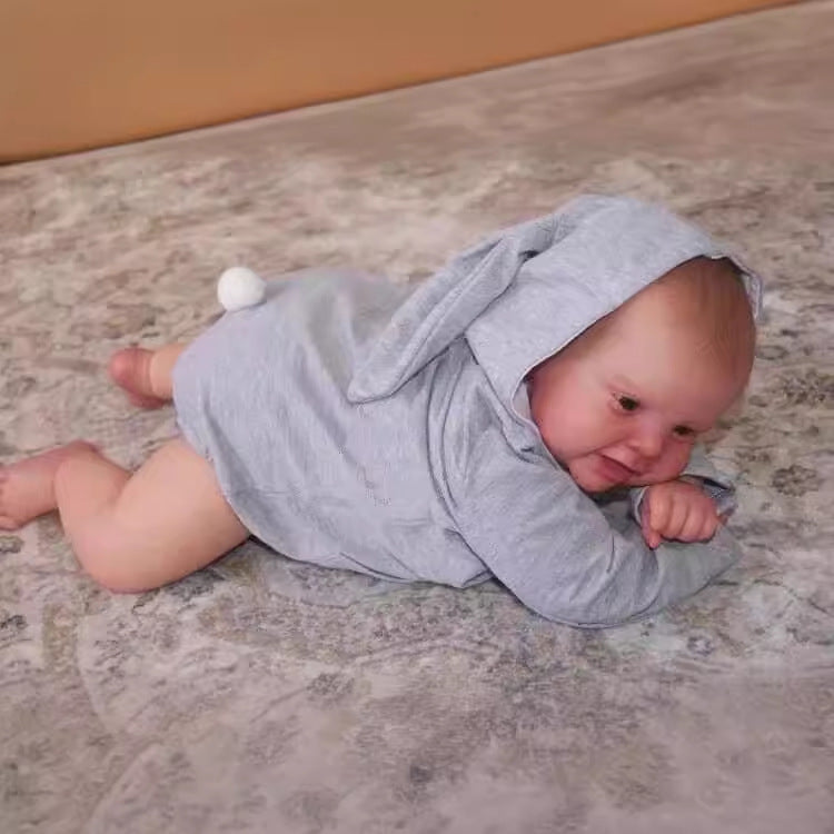 Muñeca bebé recién nacida de 24 pulgadas, realista, con cuerpo de tela, ideal como regalo