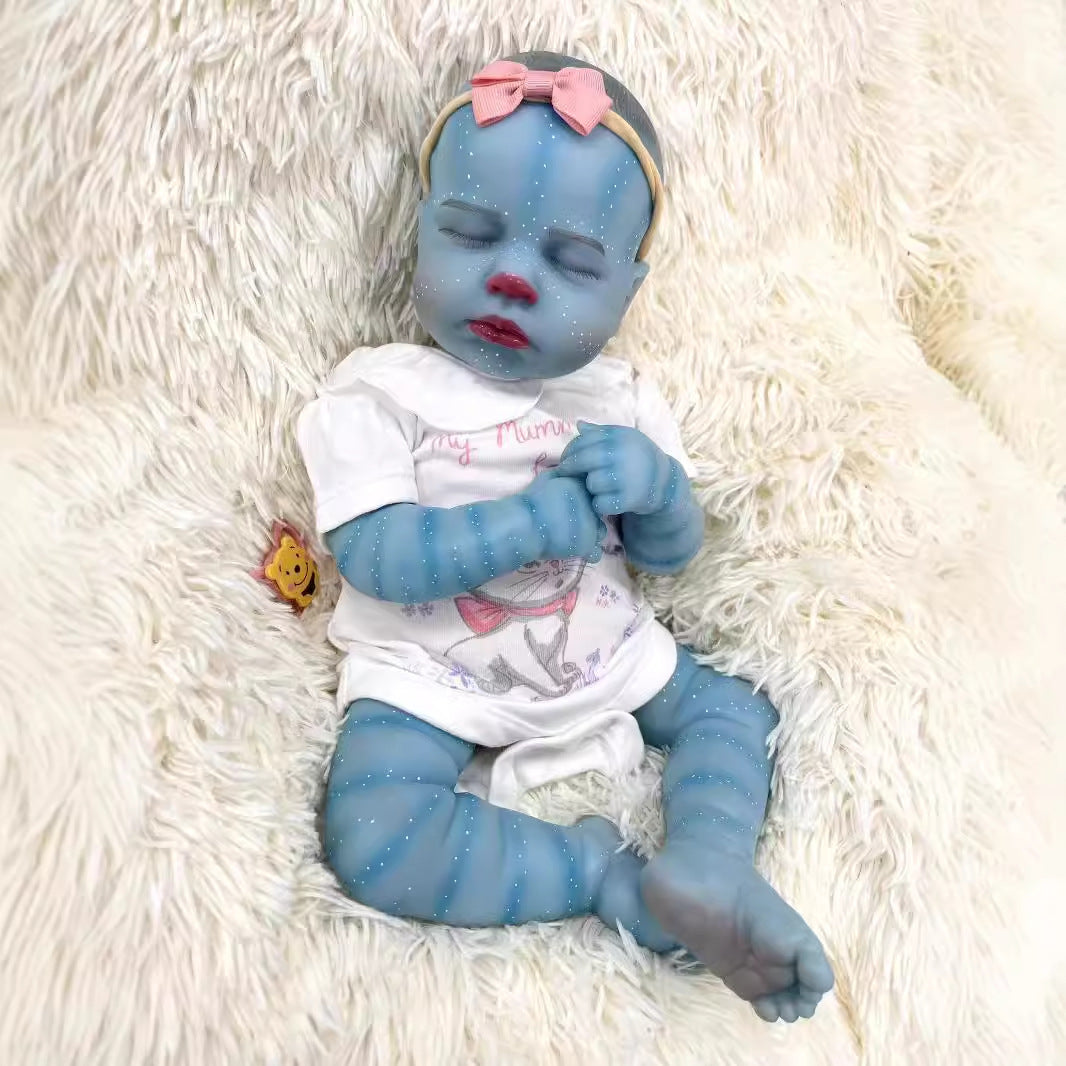 Muñeca de cuerpo de tela de 19 pulgadas con temática de sueño, conjunto de pijama con estampado de dibujos animados, compañera para todas las edades para regalos de Navidad