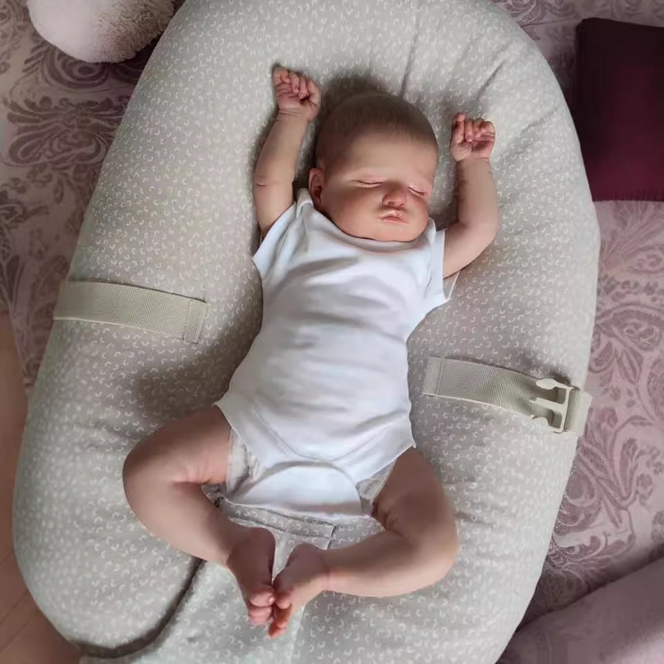 Muñecas Reborn de 19 pulgadas con cuerpo de tela, tacto suave, muñecas de bebé recién nacido, juguetes para niñas, muñecas Reborn