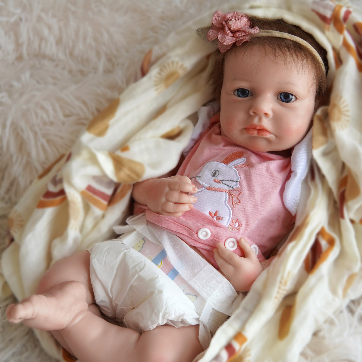 Muñeca Reborn de silicona sólida de 18 pulgadas con tacto de piel real, juguete de bebé hecho a mano, regalo de cumpleaños para niños